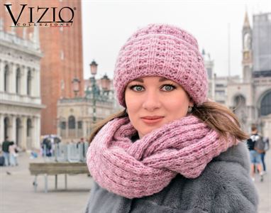 Женские вязаные шарфы и палантины Италии Vizio