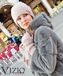 Женские зимние вязаные шапки Визио Италия