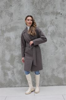 Silvia Manetti пальто М 072 коричневое фото
