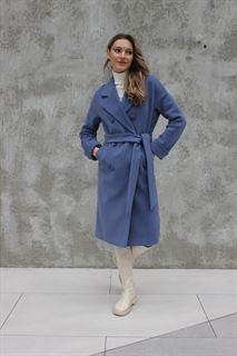 Silvia Manetti пальто 242 голубое фото