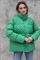 Куртка плетенная зеленая женская