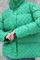 Куртка плетенка женская зеленая