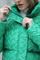 Куртка плетенка женская зеленого цвета
