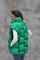 Зеленая женская куртка жилетка